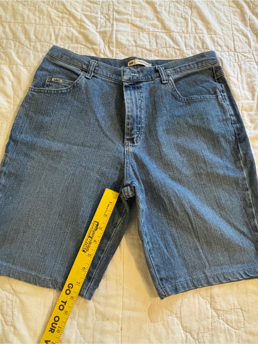 Lee Women's Denim Shorts in Blue Wash